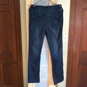 Spanx side zip jeans